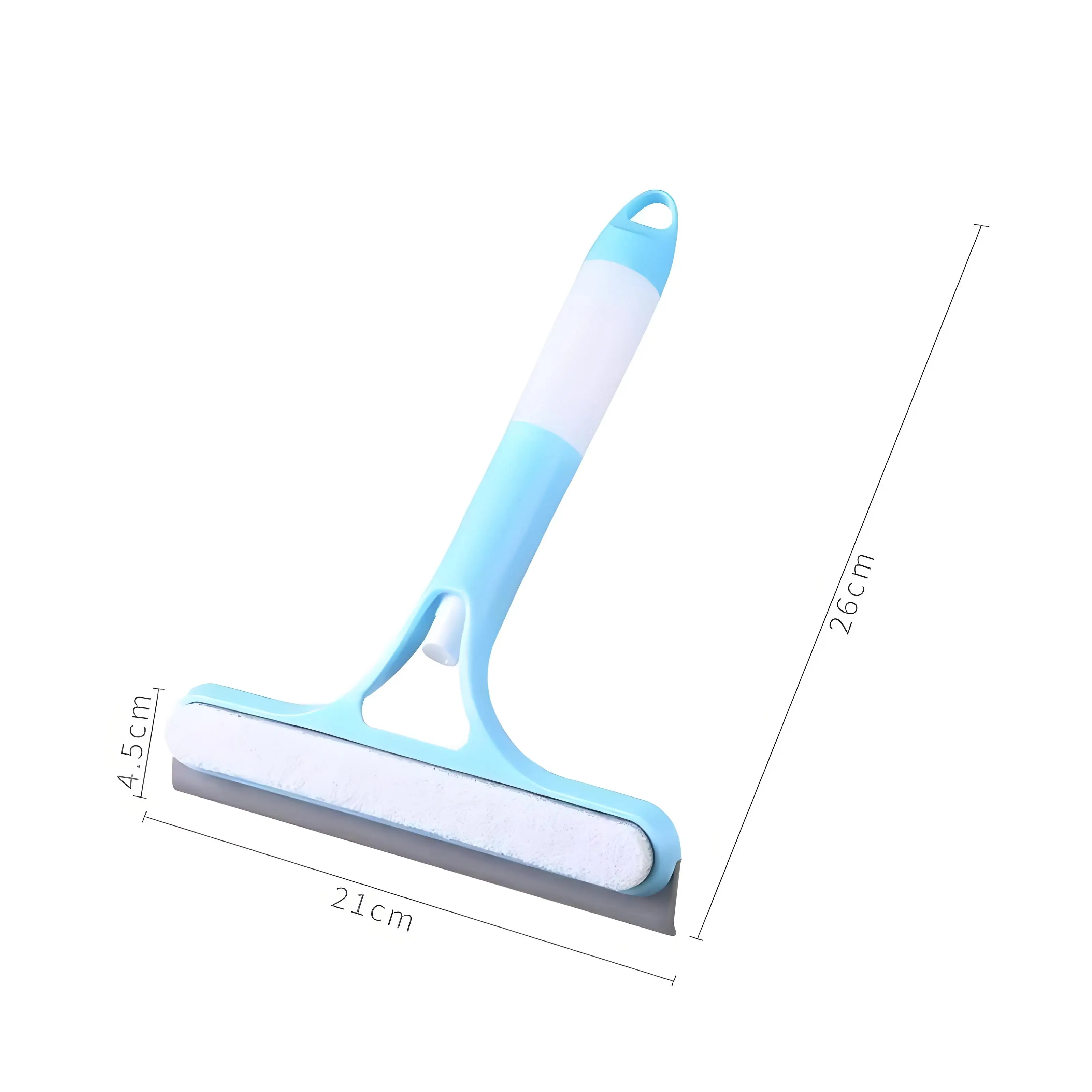 Spray Cleaning Tools Household Window Double-sided Clean Brush Car Glass Scraper Bathroom Mirror Wiper Soap Dispenser