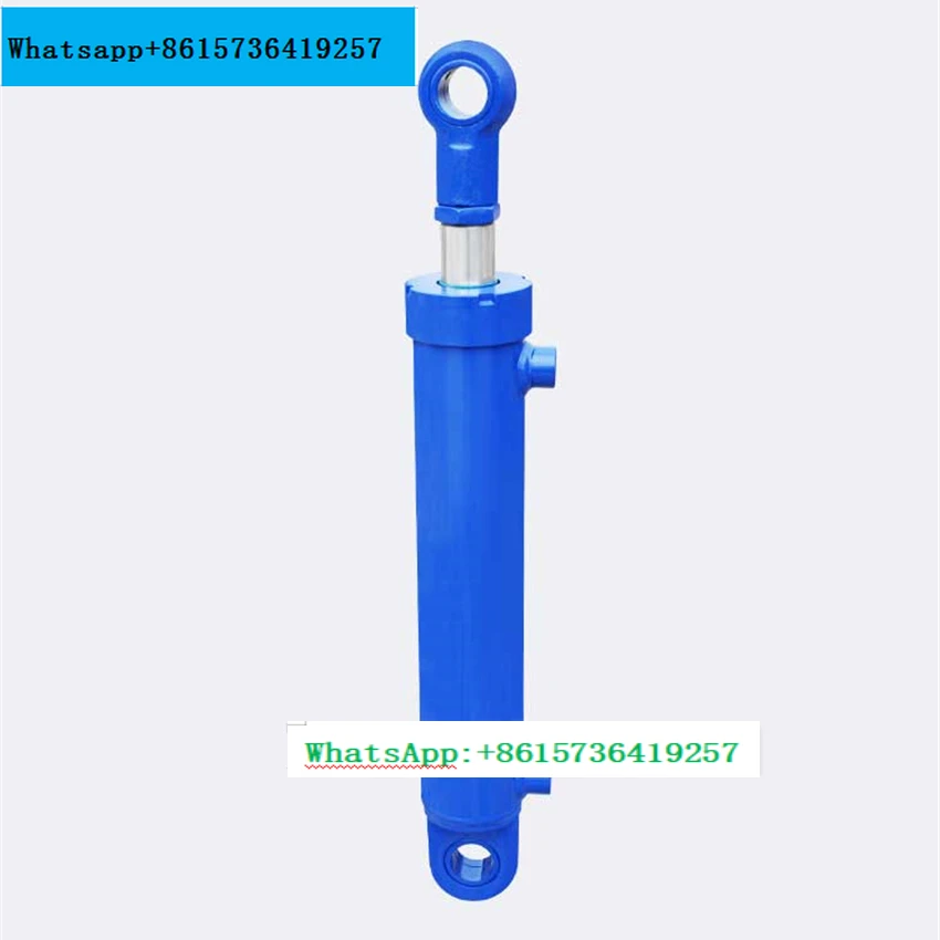 

1PC 100/150/200mm Strokes Hydraulic Oil Cylinder Heavy Duty Bidirectional Lifting Small Wood Splitter 5 Ton Hydraulic Cylinder