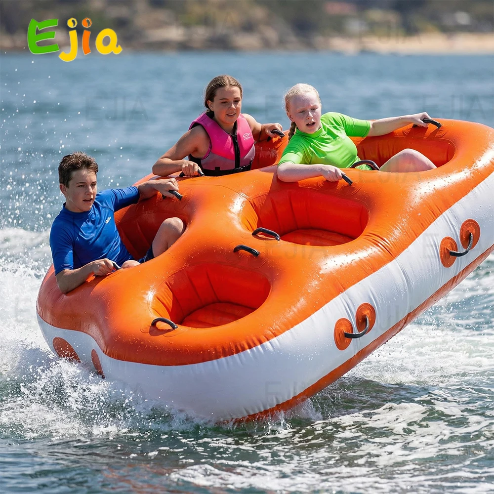 

Коммерческая надувная лодка-тюбинг для 2-5 человек, буксируемая, для водных видов спорта и развлечений