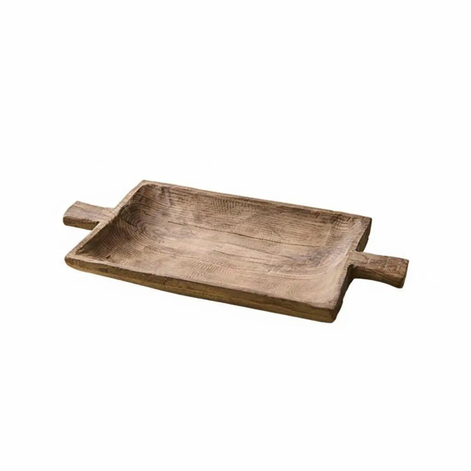 Wooden Tray with Handles Decorative for Restaurant, Table Display