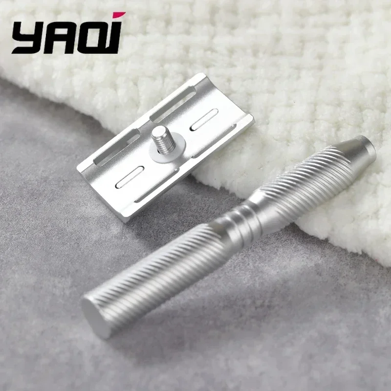 2026 YAQI Ghost Aluminum Lightweight Safety Razor for Men Adjustable Blades Shaving Tool