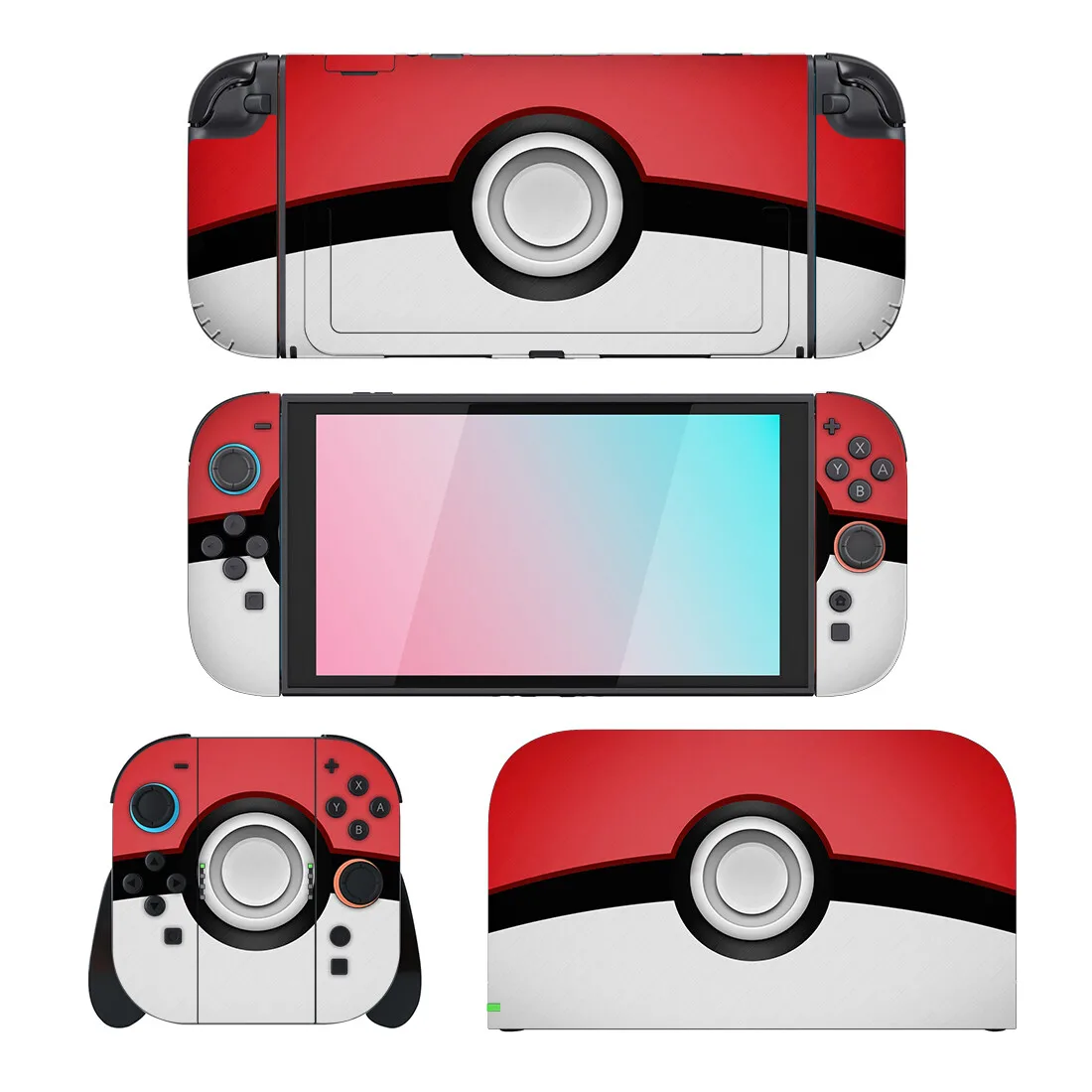 

Новая защитная наклейка для игр для Nintendo Switch 2, консольная док-станция, зарядное устройство, подставка, держатель, виниловый контроллер Joy-con