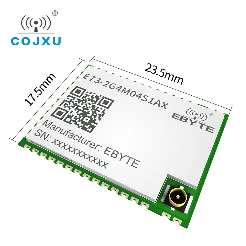 E73-2G4M04S1AX Bluetooth nRF52810 Ebyte 2.4Ghz 2.5mW IPEX PCB Antenna IoT UHF Wireless Transceiver SMD Transmitter