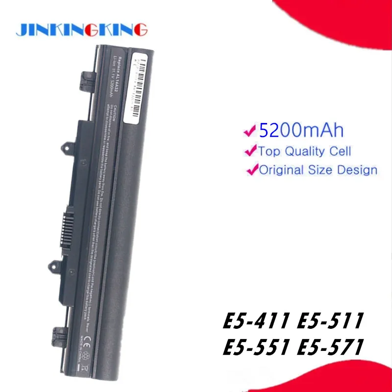 For Extensa 2510G EX2509 EX2510 Laptop Battery For Acer For Aspire E5-411 E5-511 E5-531 31CR17/65-2 KT.00603.008 E5-551 E5-571