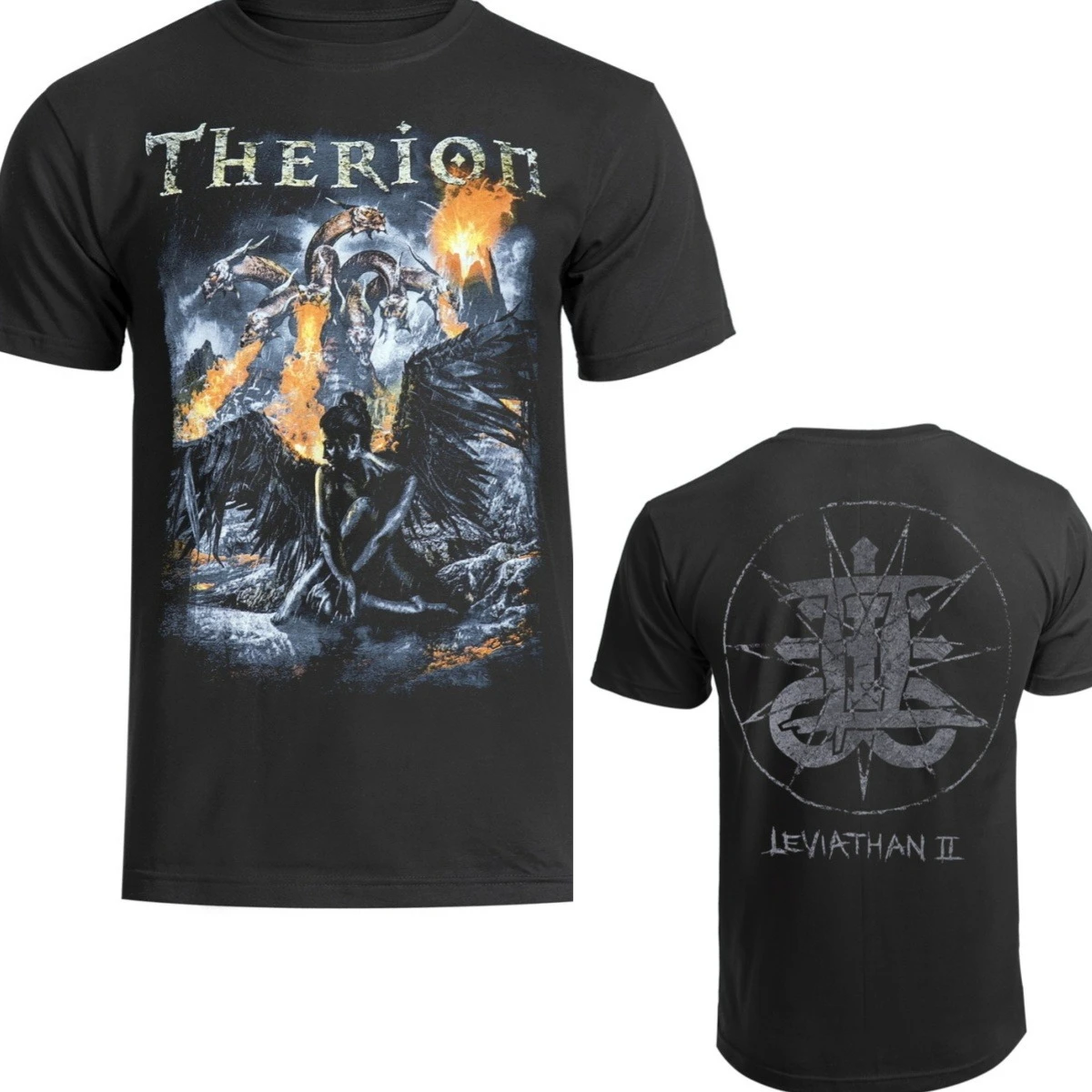Nueva camiseta Therion con estampado gráfico de algodón, camiseta Unisex de verano de manga corta, camiseta de marca a la moda, camisetas Vintage informales de lujo