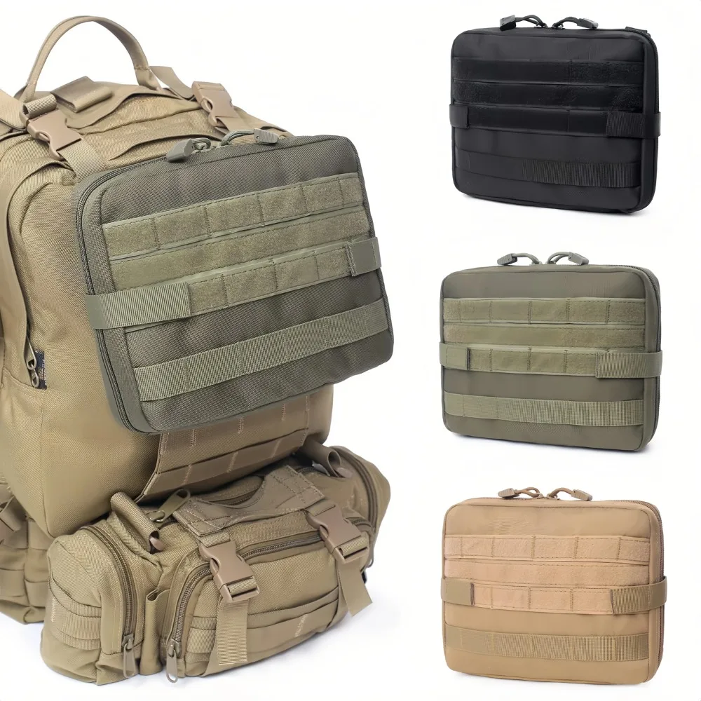 

Outdoor Multifunctional Travel Bag Camouflage Nylon Storage Bag Solid Color Waterproof and Wear-resistant Waist Bags
