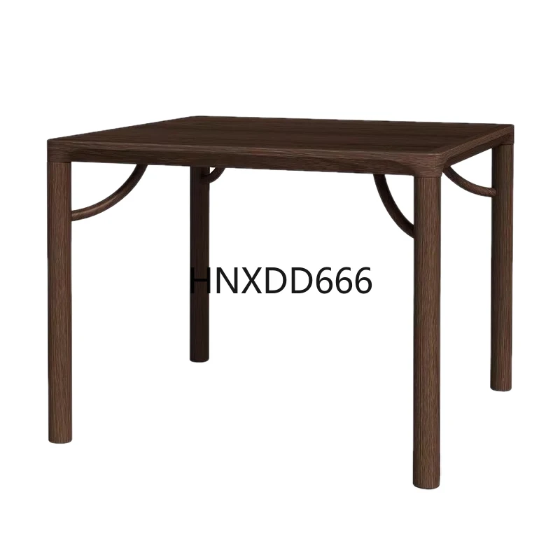 

Zen solid wood black walnut square dining table playing card table