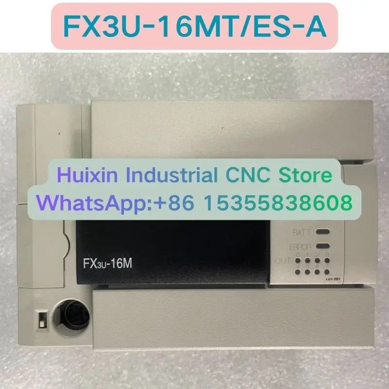 Used PLC Module FX3U-16MT/ES-A FX3U 16MT ES A Normal Function Tested OK Fast delivery