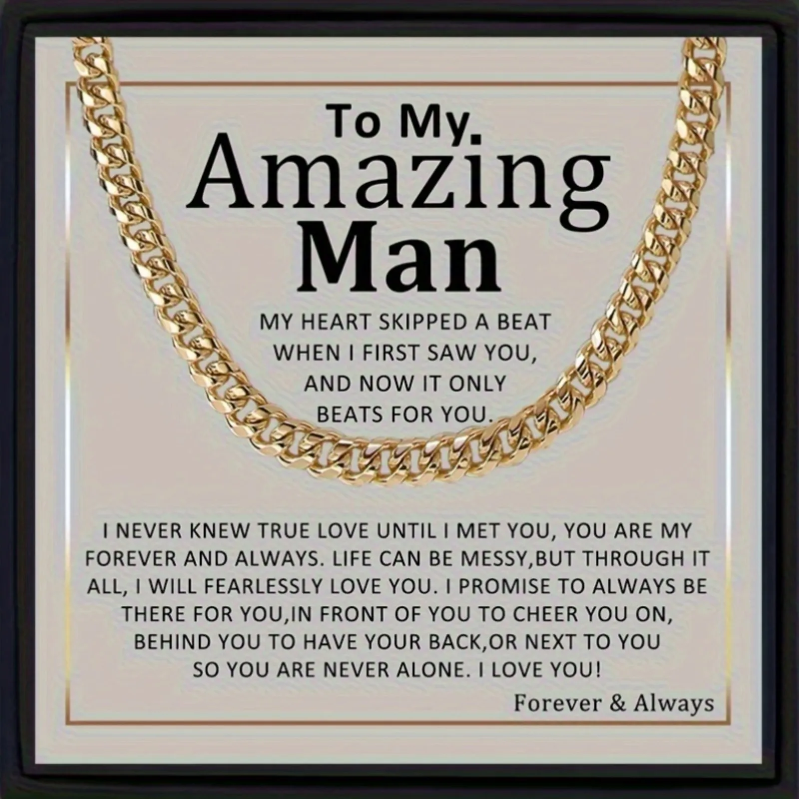 High Quality Men's Stainless Steel Six-Sided Grinding Craft Cuban Chain Necklace, Perfect Anniversary and Party Gift for Men
