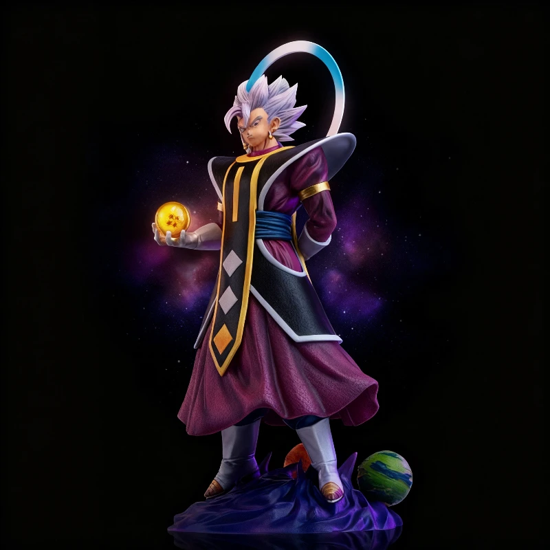 

37cm Grand Priest Vegeta Anime Figure Static Desktop Decoration Detail Garage Kit Action Figures Anime Periphery Surprise Gift