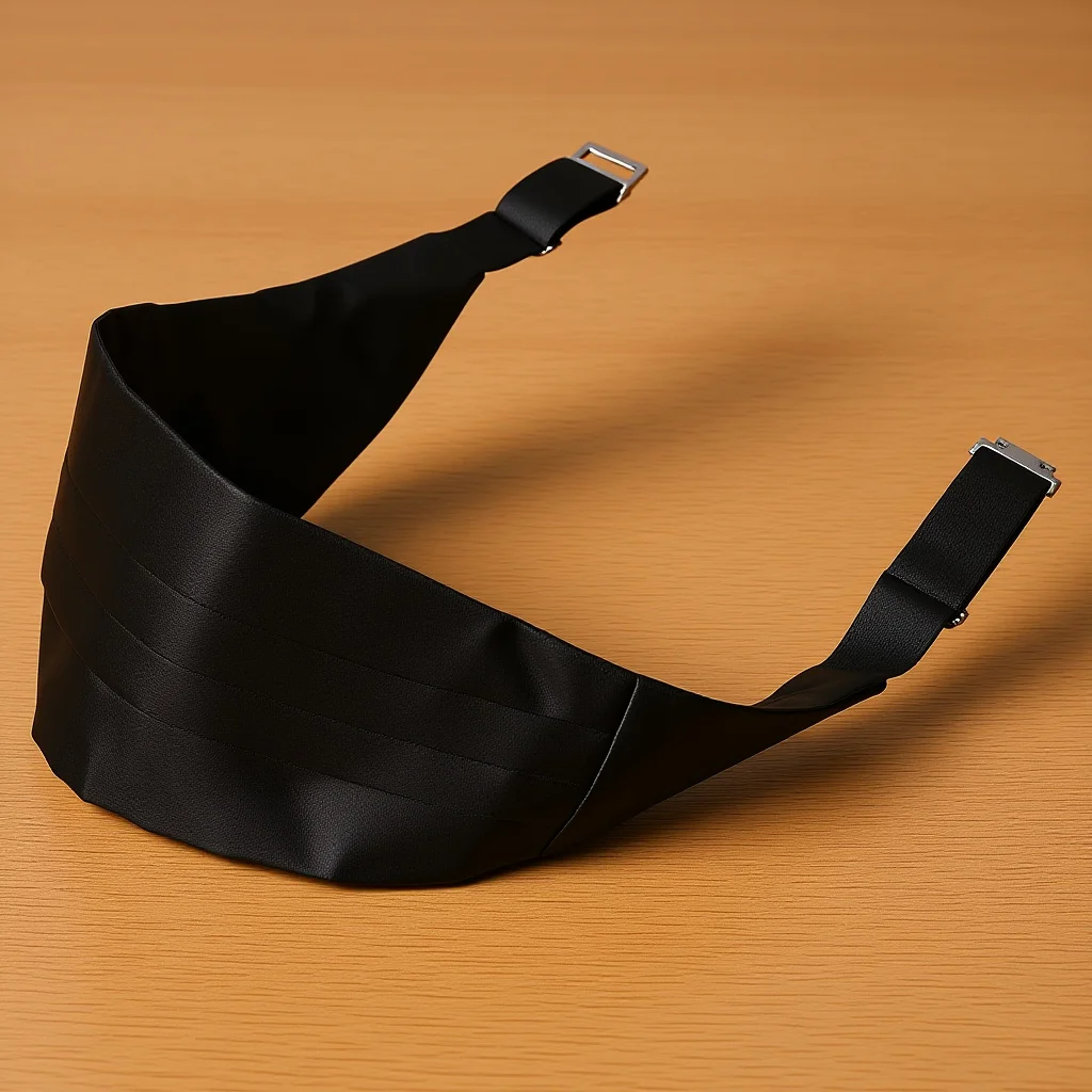 

Adjustable Satin Cummerbund for Men Black Cummerbund Bow Tie Set with Pocket Square Formal Wear Accessories Wedding Cumberbund