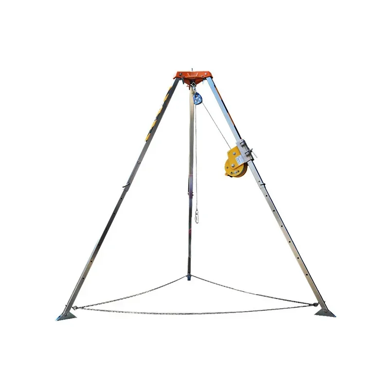 

In Stock Fall Protection Portable Confined Space Safty Tripod Kit Rescue Tripod