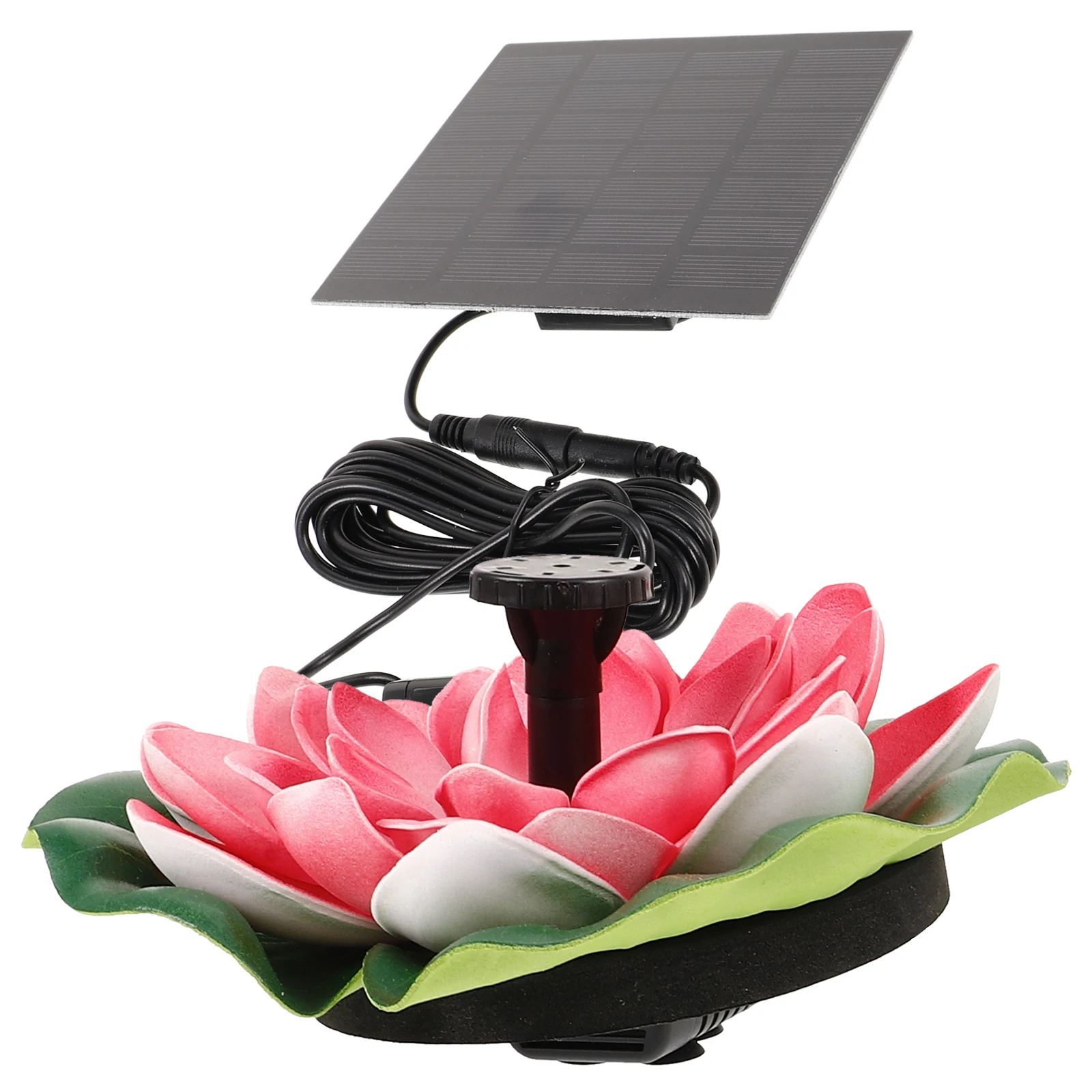 

1 set 1 Set Solar Fountain Floating Lotus-Style Pond Solar Fountain For Outdoor Garden Pool Decor, Small Pond Decor, Landscape
