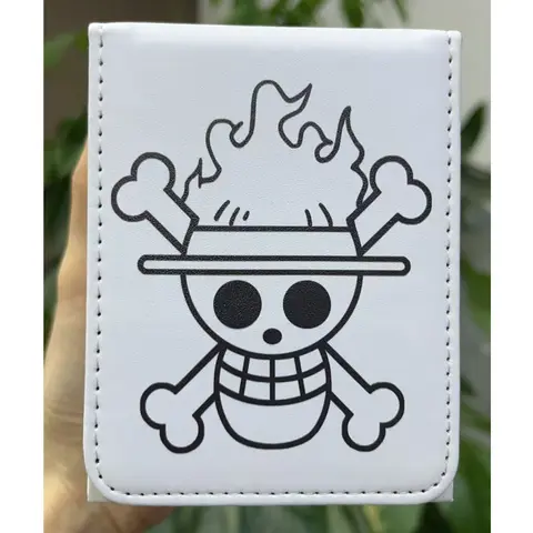 One Piece Nika Luffy-kortförvaringslåda, högkvalitativ lädermagnetisk kortlåda, Luffy-kortsamling, kortlåda, klassisk anime, presentleksaker 8 best sales caja one piece - №2