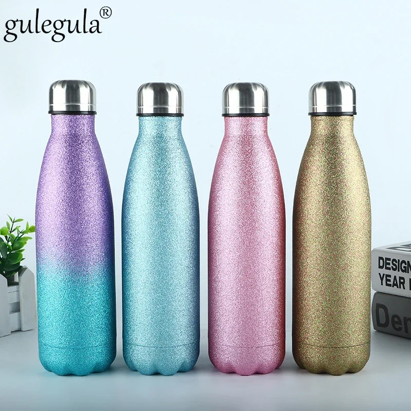 LOGO Custom Double-Wall Thermos Insulated Vacuum Flask Stainless Steel Water Bottles Gym Sports Thermoses Cup Thermocouple