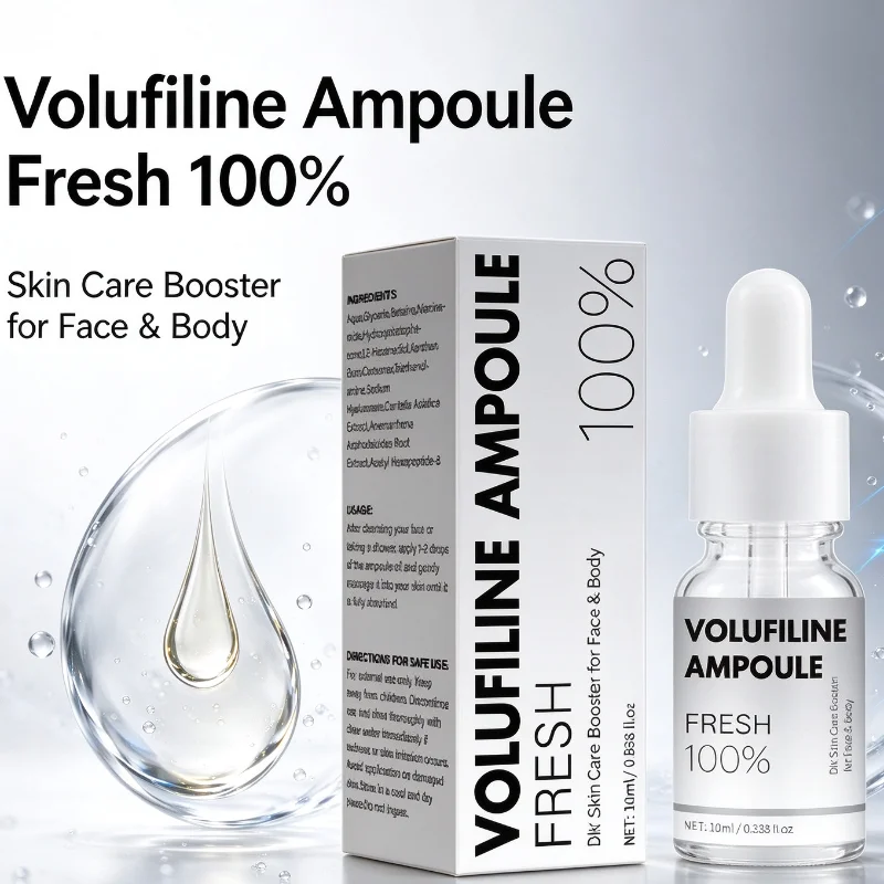 Volufiline 100% Plump Essence Bottle Tender Skin Deeply Moisturize Increase Skin Elasticity Improve Dryness Dullness Rough New
