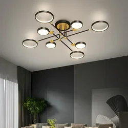 Modern Ceiling Chandelier Aluminum Luxury Led Lights Living Room Bedroom Kitchen Dining Table Home Indoor Nordic Lamps Lighting