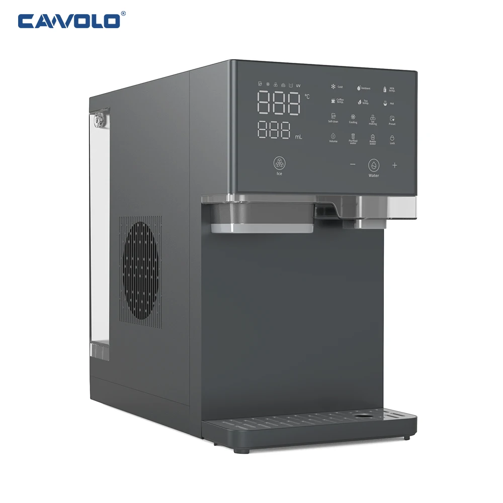 

Desktop Water Dispenser Hot Cold Water Machine Multifunctional Ice Water Dispenser for home