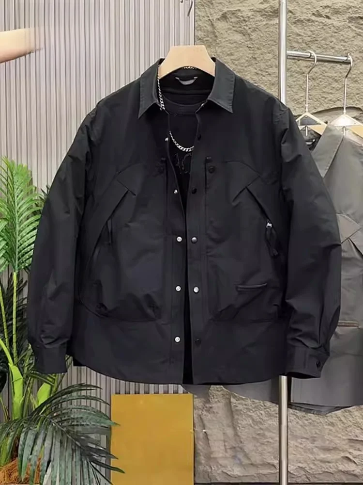 

High-End Men's Workwear Jaet Casual Collar Spring Autumn Winter Outdoor Leisure Faion Polyester Spandex Blend