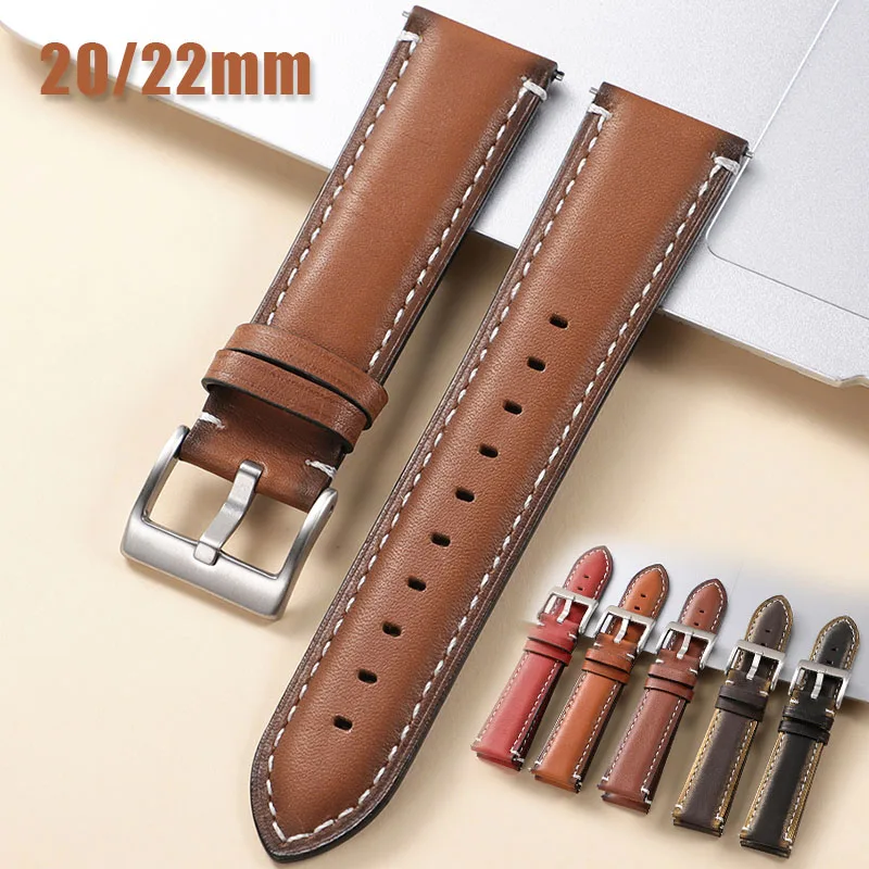 20Mm 22Mm Leather W… - image