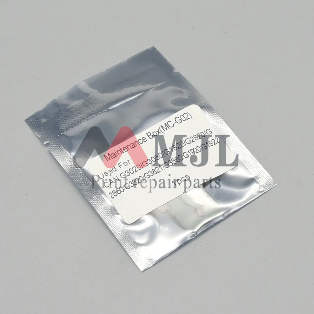 

50pcs for CANON G1020 G2020 G3020 G3060 G1220 G2160 G2260 G3160 G3260 G540 G550 G570 G620 G640 MC-G02 Ink Maintenance Tank Chip