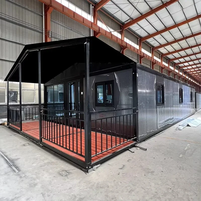 Customized Prefabricated Container House Expandable Modular Tiny Home Mobile Office Cabin Prefab Villa Eco Tourism Resort Living