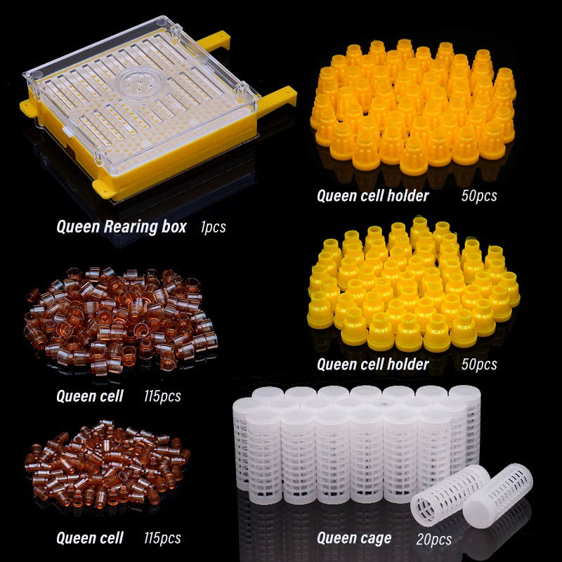 Queen Bee Rearing Kit Nicot Germany Jenter Bee Queen Rearing System Queen Bee Cell Cups Larva Move Cage For Beekeeper Supplies