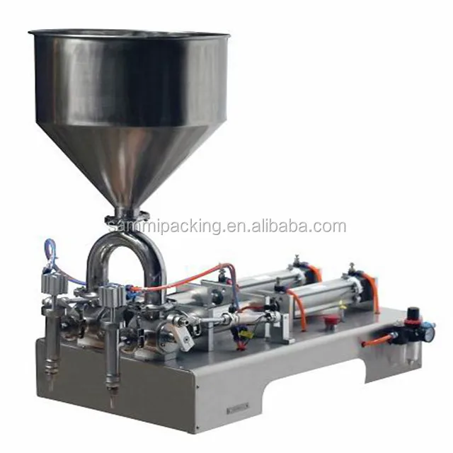 

Double Heads Piston Cream Filling Machine,Pneumatic Paste Filler For ,Ointment,Shampoo 100-1000ml