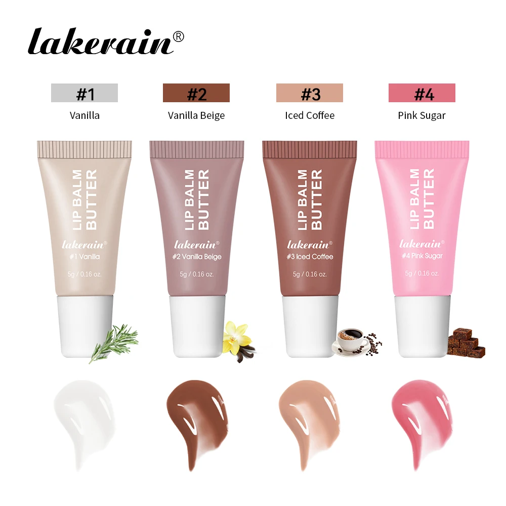 Summer Butter Mini Lip Balm Travel Kit Buttery Moisturizing Tinted Lip Balm Watery Multi-color Lipstick For All Skin Types image 5