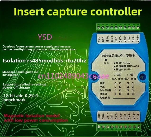 

8-Channel 0-10V Isolated Analog Input Module