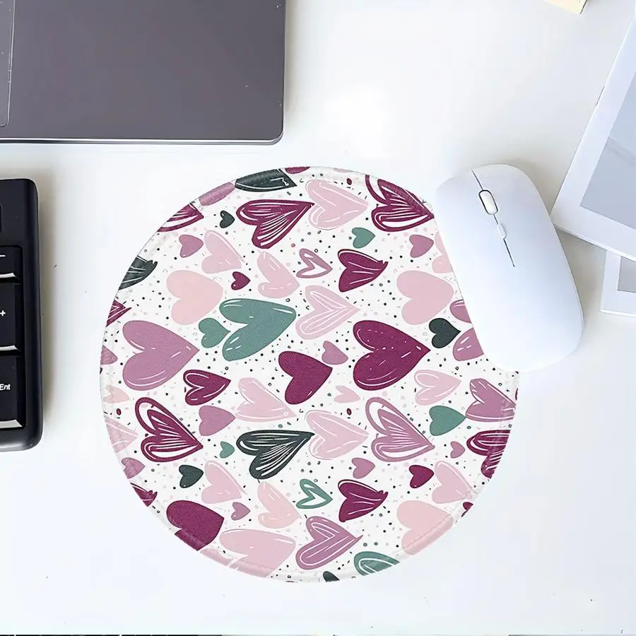 1pc Mouse Pad Desk accessories Computer Laptop Pad Game Console Pad Keyboard Mouse Pad office Pad overlock Fashion Love Pattern