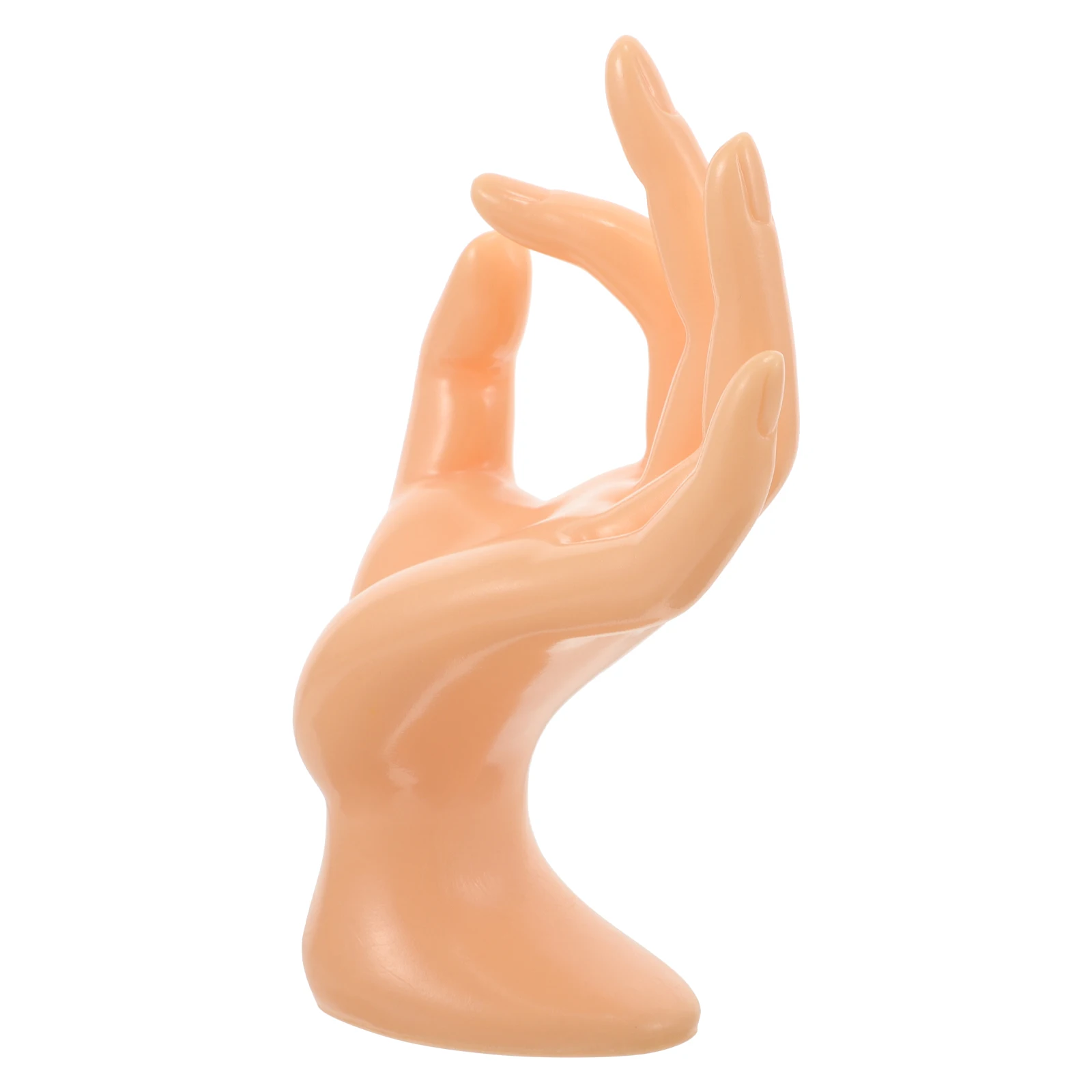 

Plastic Hand Mold Display Stand Transparent Jewelry Holder Bracelets Necklaces Ring Stand Hand Shaped Tabletop Store Packaging