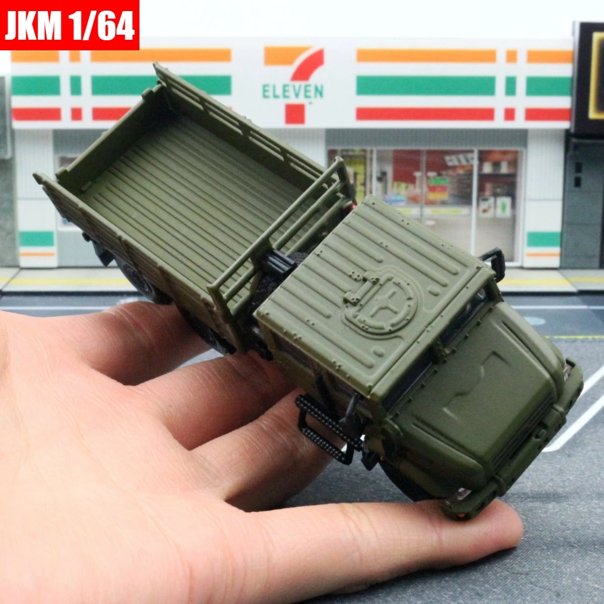 1:64 FAW MV3 Military Transport Truck 1/64 JKM Diecast Toy Car Vehicle Model Classical Zinc Alloy Metal Collection Gift For Kid