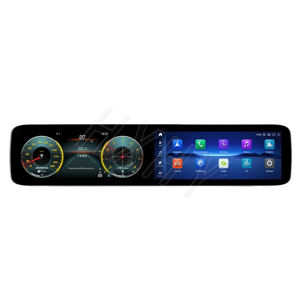 

Цифровой LCD-экран для приборной панели, мультимедийный проигрыватель, GPS-навигация, CarPlay для Mercedes Benz E-класса E200, E300, E320, W213