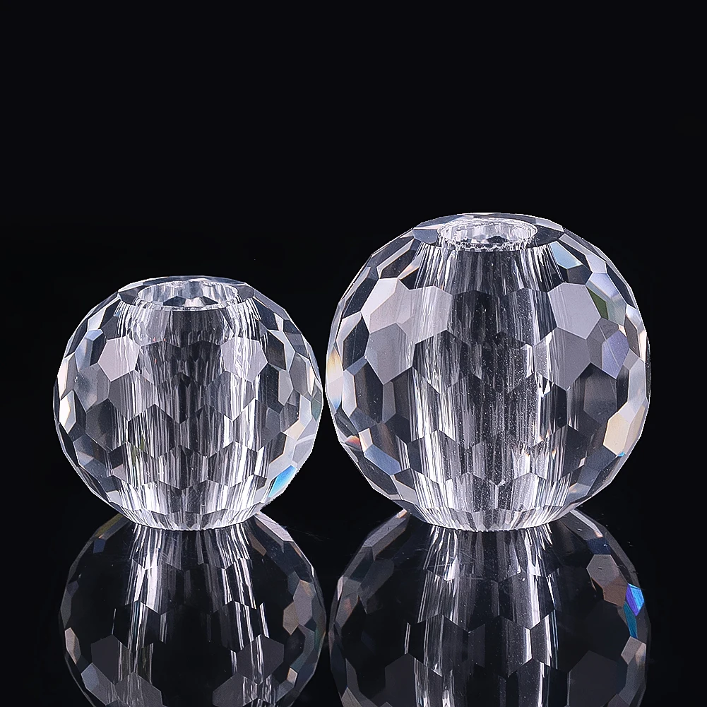 Natural Crystal Faceted Ball 3D Three-dimensional Creative Glass Ball Home Desktop Decorations Exquisite Gift Crafts