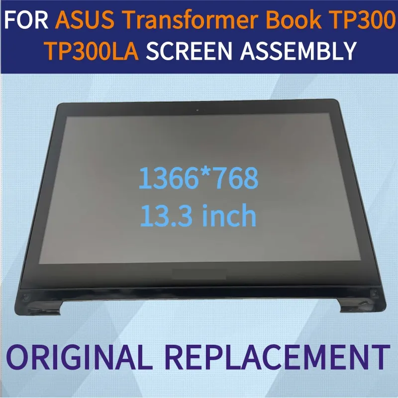 

ORIGINAL FOR Asus Transformer Book TP300 TP300LA LCD Display Touch Screen Digitizer 13.3'' Laptop N133HSE-EA3