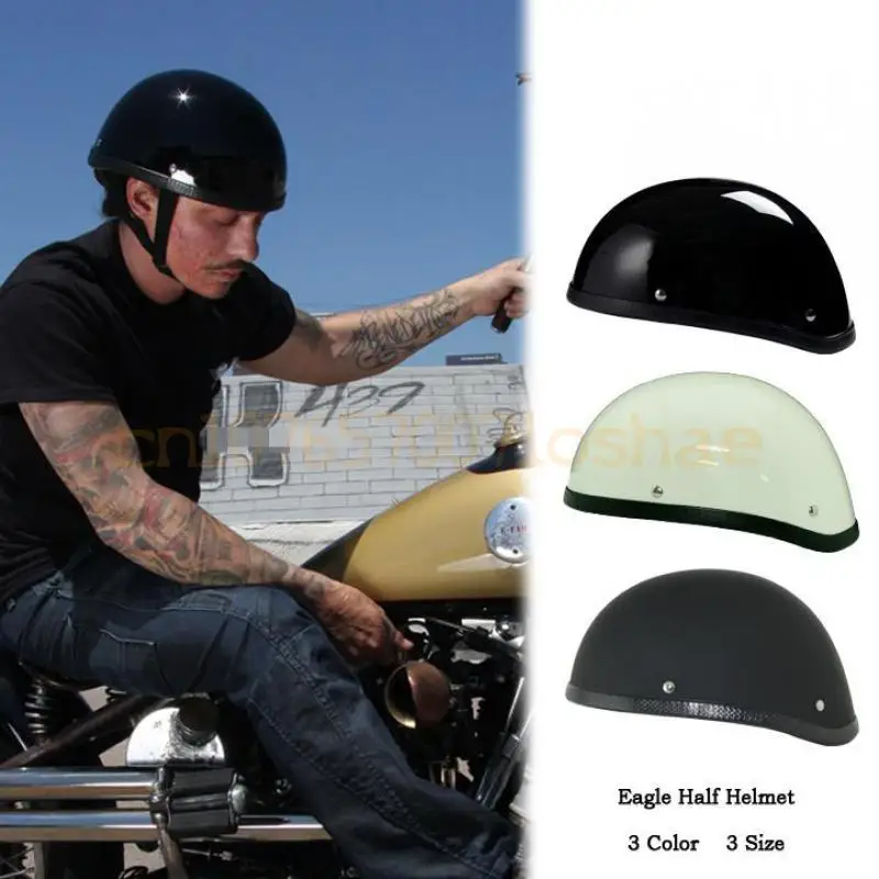 

High strength fiberglass classic 1/2 Half Helmet helmet. For Harley Motorcycle and Cruise Motorcycle Protective Helmets,Capacete