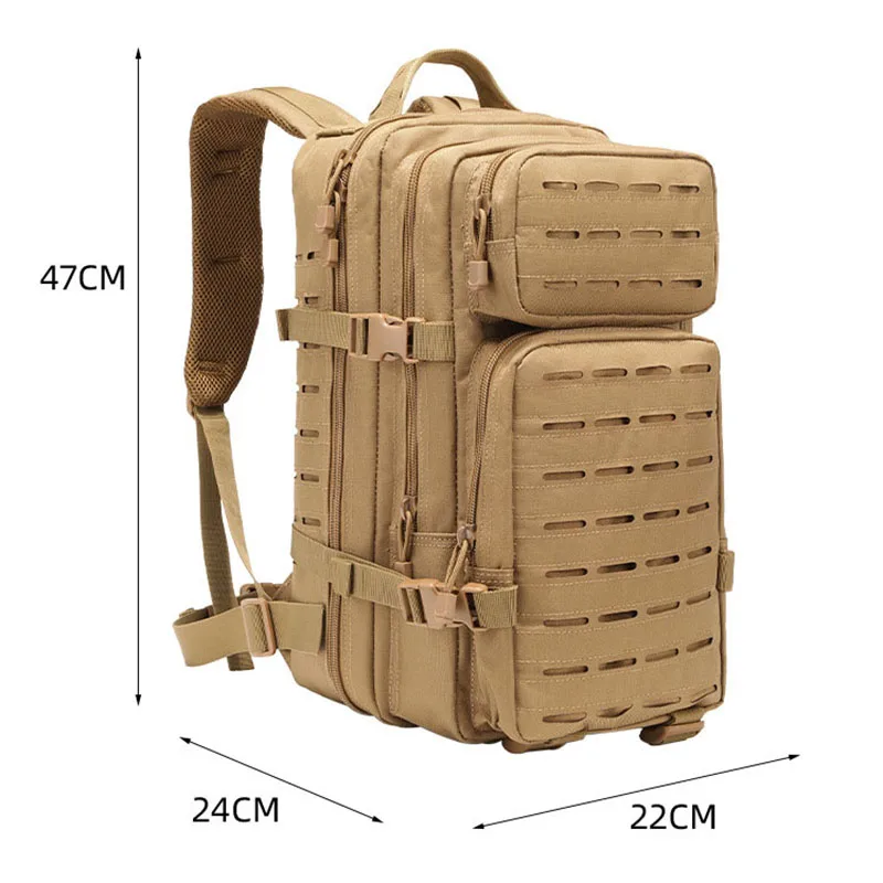 Imagem -04 - Mochila Tática Molle Assault Multifuncional Esportes ao ar Livre Escalada Caminhada Caça Bolsas 3p Novo