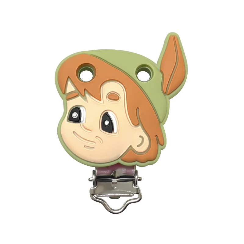 3pcs Disney ซิลิโคนการสร้างแบบจําลอง Pacifier คลิปสําหรับ DIY Baby Teething สร้อยคอ Dummy ผู้ถืออุปกรณ์เสริมเด็ก