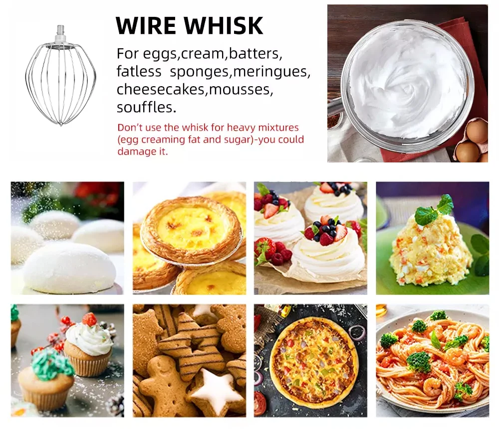 Cheftronic Small Kitchen Electrical Appliances 10L 2200W High Power Stand Mixer Electricity Cake Mixer Kitchen Robot