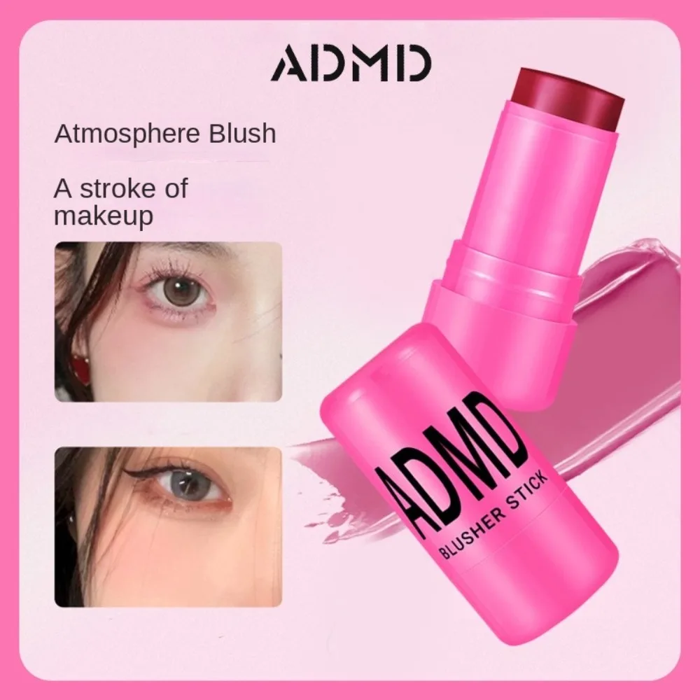 Brillo de labios multiusos, 2 uds., 4 colores, acabado mate, contorno Facial de moda, fórmula duradera, diseño 3 en 1