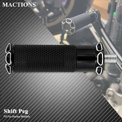 Motorcycle Gear Shifter Peg Shift Control Footpegs For Harley Touring Road Electra Glide FLHR Sportster XL883 1200 Fat Boy FXBB