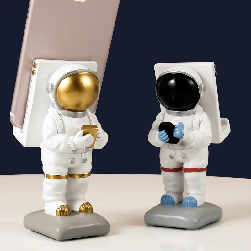 

Lazy phone holder creative bedside astronaut phone holder decoration cute anti slip portable and movable