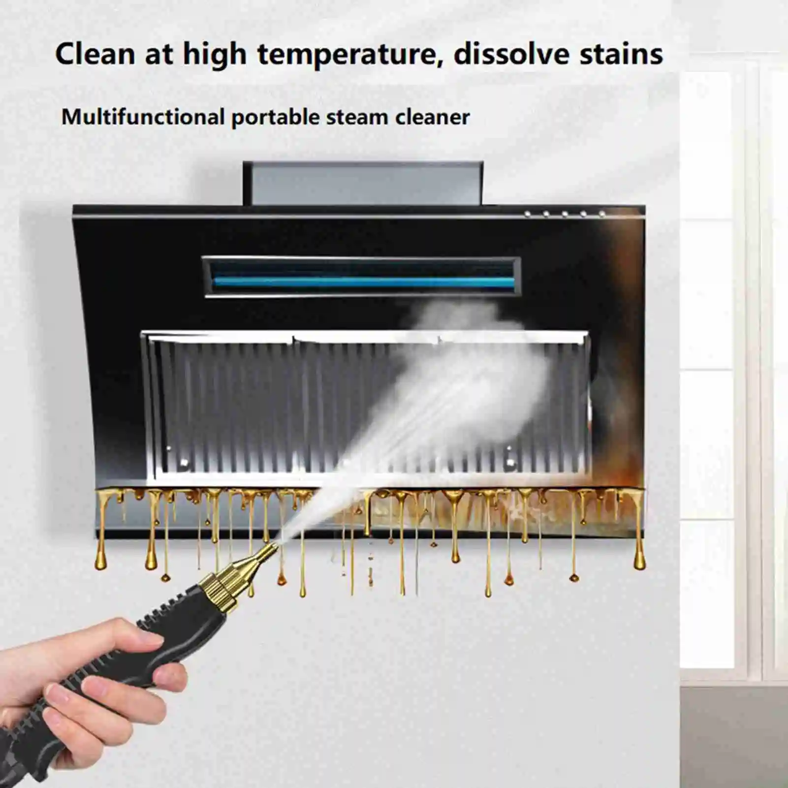 2500W Steam Cleaner Portable High Temperature High Pressure Handheld Steam Cleaning Machine for Home Commercial