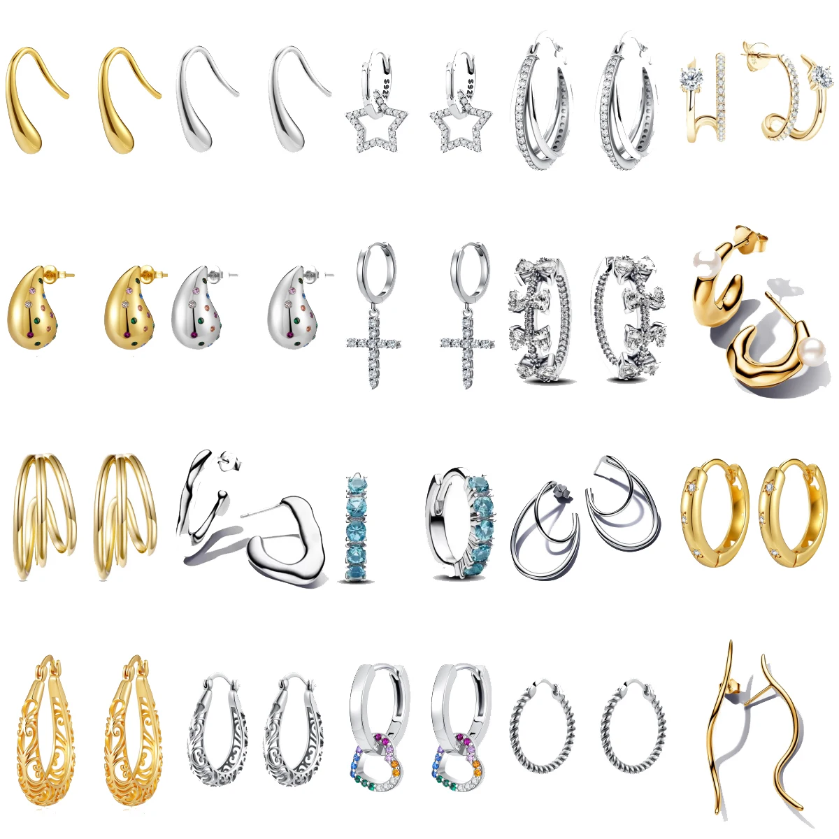 

Лидер продаж, серьги из стерлингового серебра 925 пробы с выдолбленной резьбой и жемчугом, подходят для женских фестивалей, изысканные очаровательные ювелирные изделия, подарки