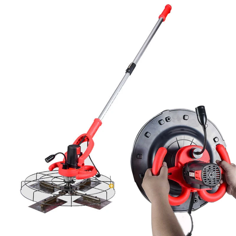 Cement Smoothing Machine 220V Concrete Mortar Floor Electric Polishing Machine Road Blade Polishing Grinding Machine Calender