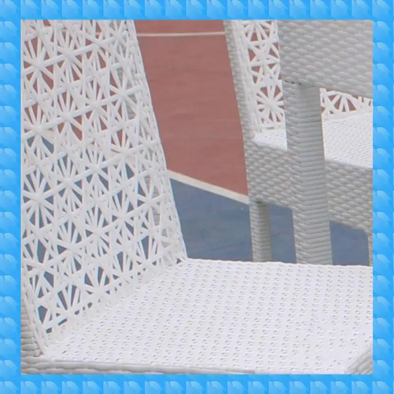 ETRT 2X Wicker Repair Supplies Synthetic Rattan Material, Durable Patio Furniture Repair Kit White