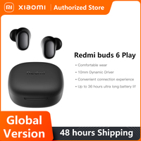 Xiaomi Redmi buds 6 Play Bluetooth 5.4 TWS Earphone Earbuds 10mm Dynamic Driver AI noise cancellation for calls