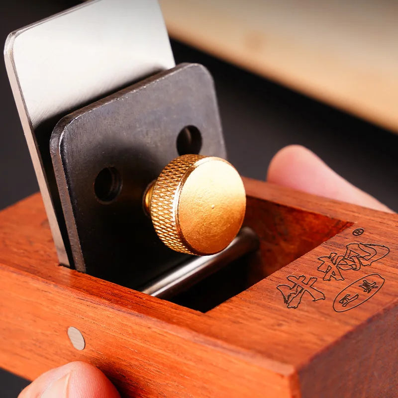 Japanese Style Redwood Hand Pull Scraper Plane Woodworking Hand Plane for Surface Leveling & Groove Trimming Carpenter Hand Tool
