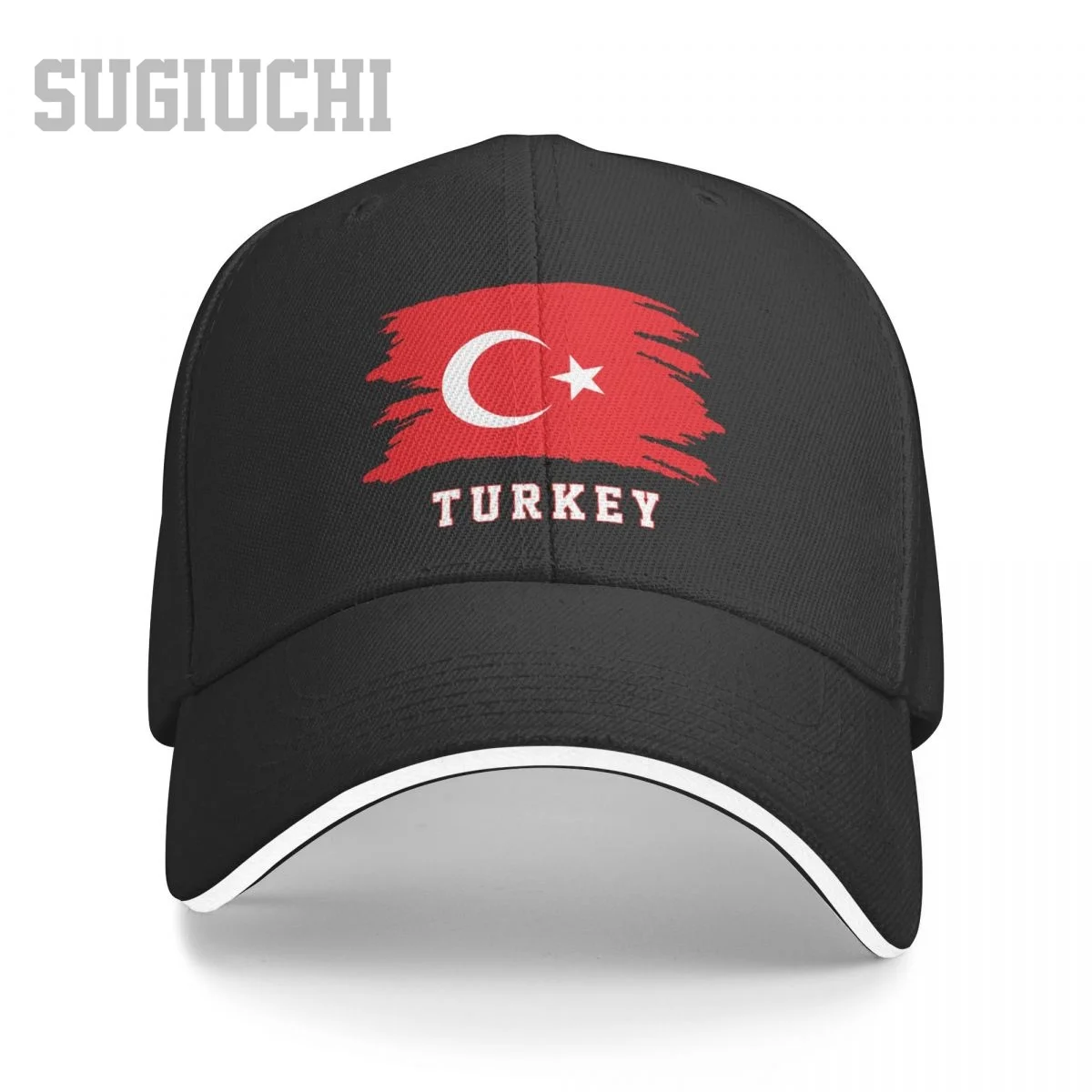 للجنسين ساندويتش تركيا تركيا العلم الأتراك قبعة بيسبول الرجال النساء الهيب هوب قبعات Snapback قبعة الجولف الصيد